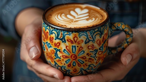 A Cup of Coffee Surrounded by Coffee Beans