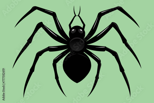 mini-spider-silhouette-vector-vector-illustration © Jutish