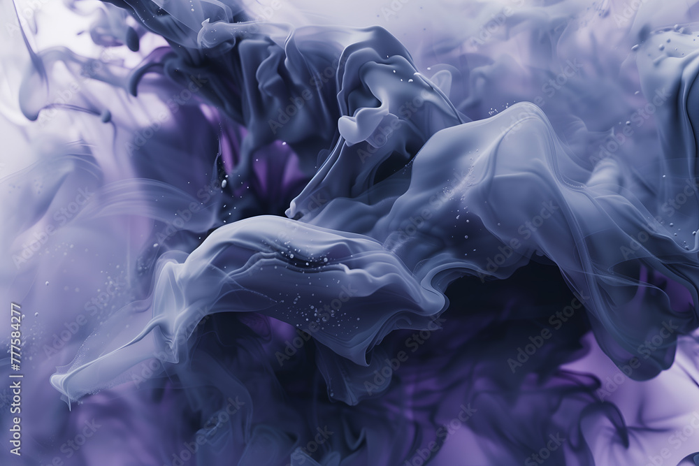 Fototapeta premium Abstract liquid texture of thick smoke