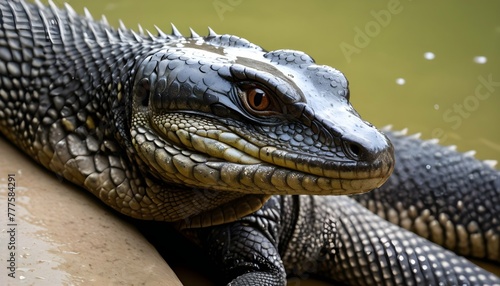 A-Monitor-Lizard-With-Its-Scales-Glistening-Wet-F-Upscaled_21