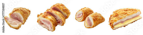 Cordon Bleu Hyperrealistic Highly Detailed Isolated On Transparent Background Png File