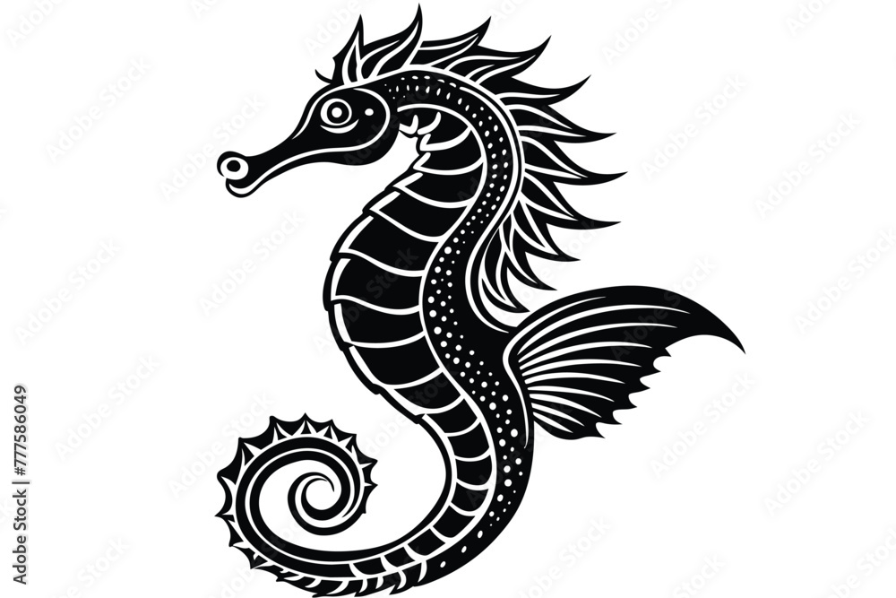 Fototapeta premium sea horse vector