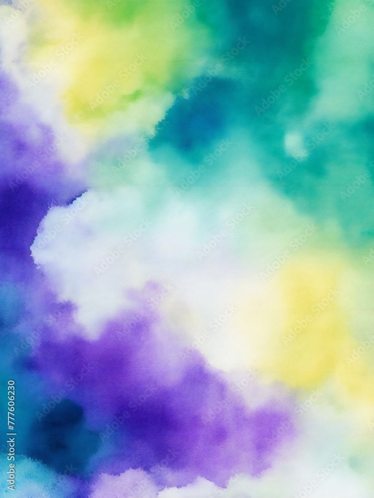 realistic hand drawn watercolor background