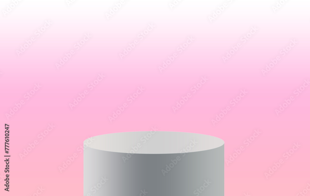 Gradient background pedestal podium Gradient background pedestal podium