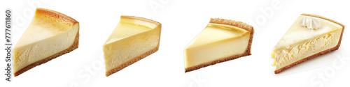 Cheesecake Hyperrealistic Highly Detailed Isolated On Transparent Background Png