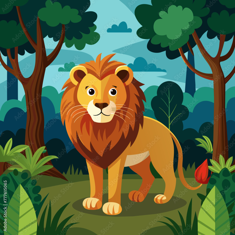 Lion in Jungle The King Lion Lion in Jungle The King Lion