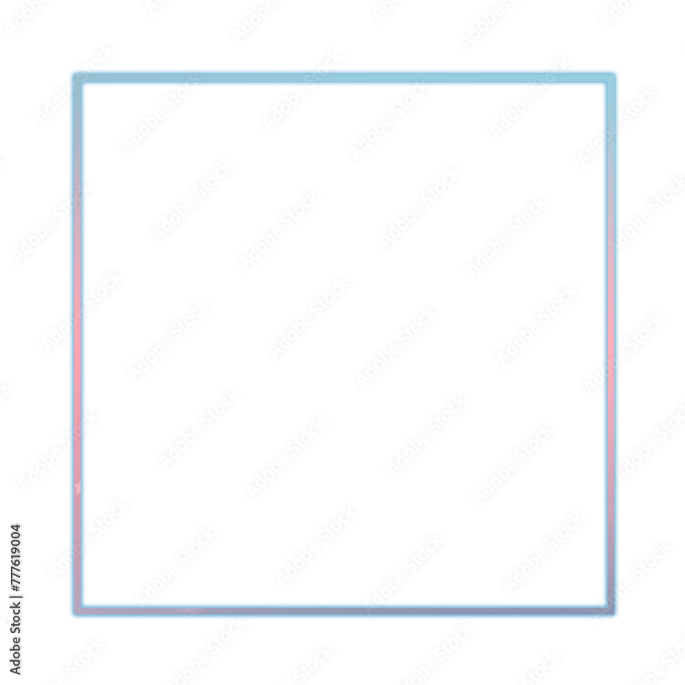 Neon square frame Neon square frame