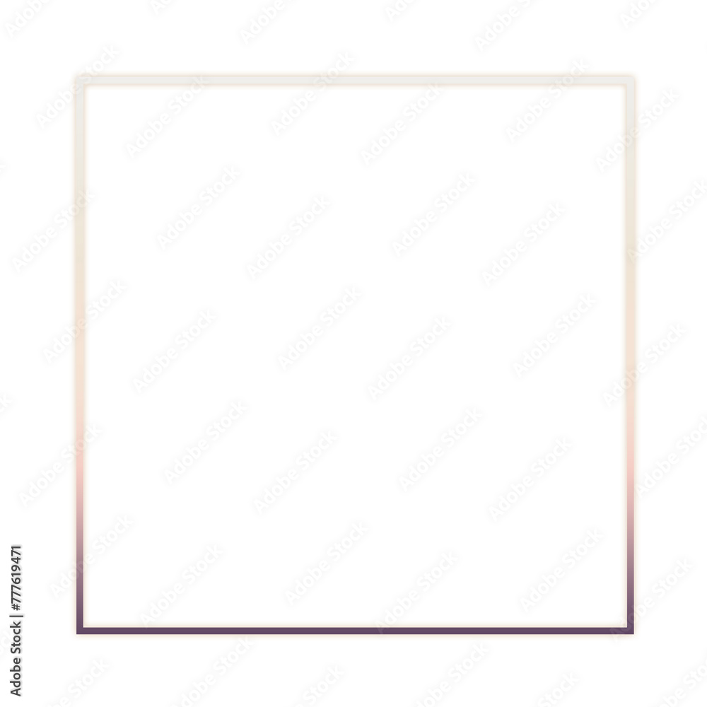 Neon square frame Neon square frame