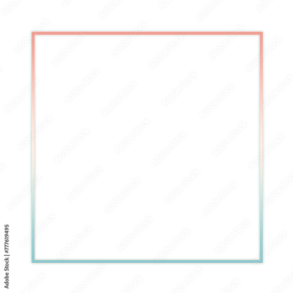 Neon square frame Neon square frame