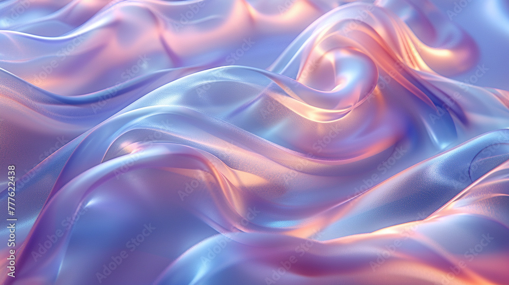 Abstract 3D fluid shapes in light pastel purple, pink and blue colors Background Abstract 3D fluid shapes in light pastel purple, pink and blue colors Background