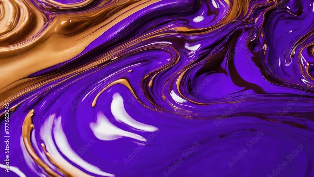 Melted Purple caramel. Liquid toffee background with swirl effect Melted Purple caramel. Liquid toffee background with swirl effect
