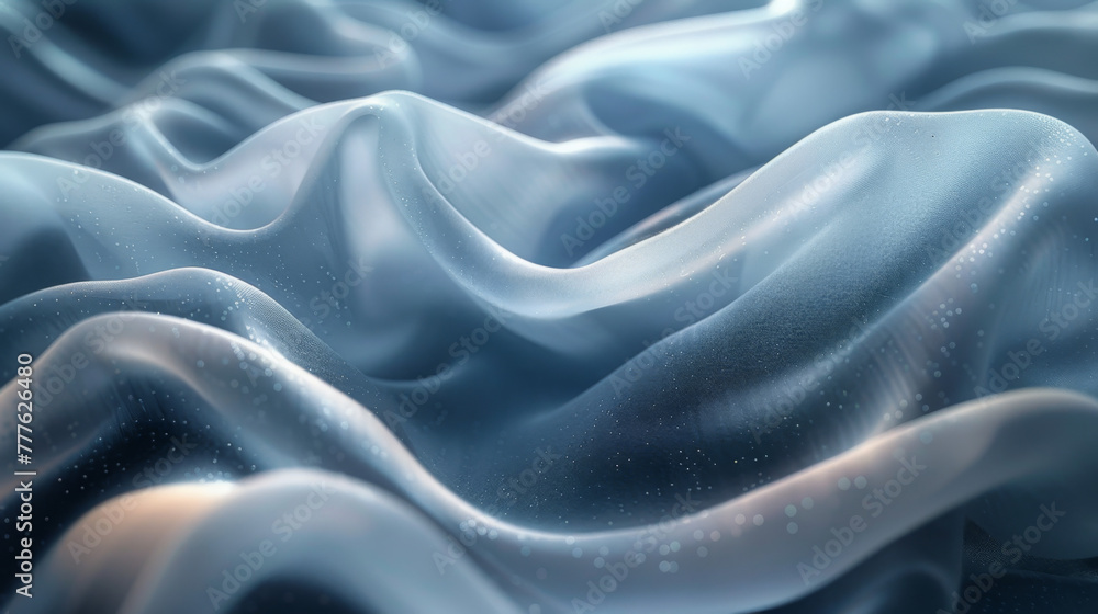 Obraz premium Background with flowing cloth. soft. Product presentation. luxury mockup 3d render advertisement copy space mockup. event jewellery.