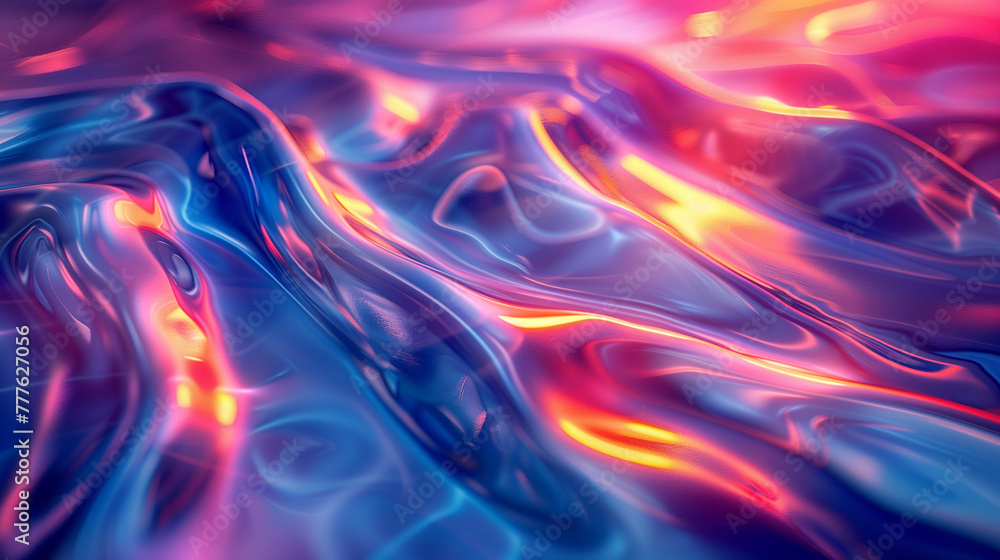 Abstract 3D fluid shapes in light pastel purple, orange and blue colors Background Abstract 3D fluid shapes in light pastel purple, orange and blue colors Background