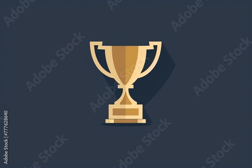 Victory trophy icon.