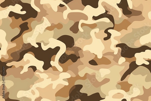 Beige and brown camouflage background.