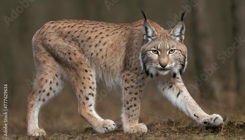 A-Lynx-With-Its-Head-Held-Low-Stalking-Its-Prey- 2
