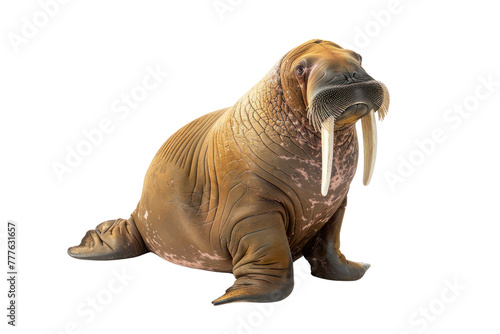 walrus on isolated transparent background