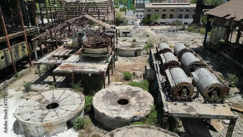 grinding machinery from the old mochis sugar mill photo