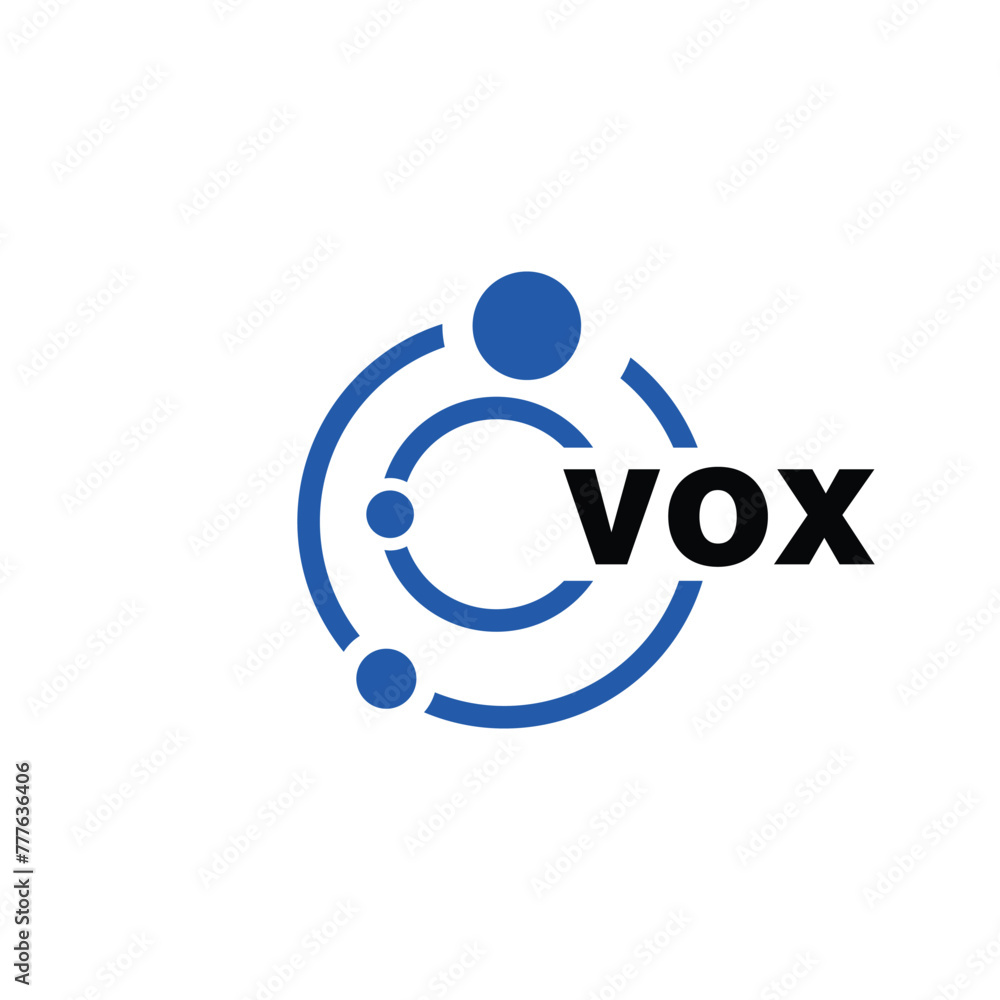 VOX letter logo design on white background. VOX logo. VOX creative initials letter Monogram logo icon concept. VOX letter design VOX letter logo design on white background. VOX logo. VOX creative initials letter Monogram logo icon concept. VOX letter design