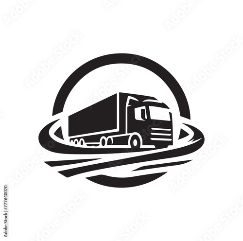 transport logo template vector illustration