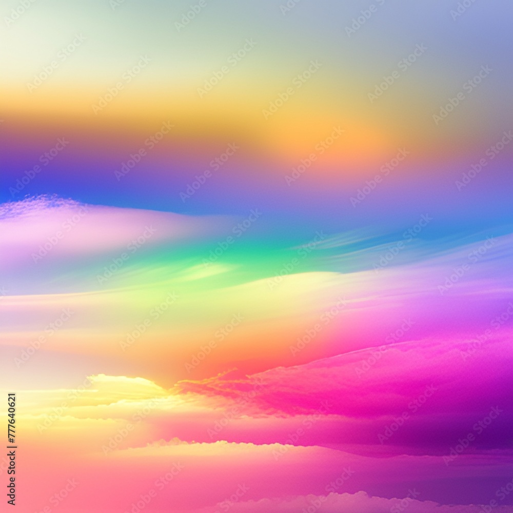Rainbow sky background
Generative Ai