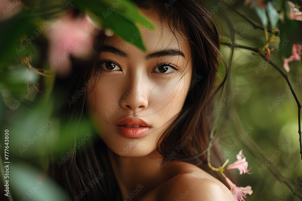 An elegant and stunning portrait of a beautiful Asian woman, exuding grace, confidence, and timeless beauty An elegant and stunning portrait of a beautiful Asian woman, exuding grace, confidence, and timeless beauty