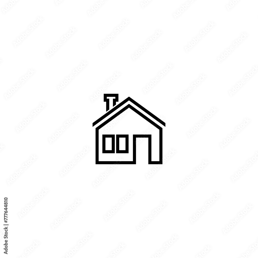 House home icon isolated on white background House home icon isolated on white background
