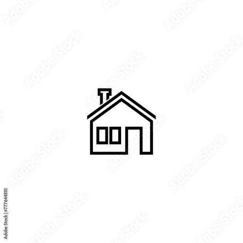 House home icon isolated on white background