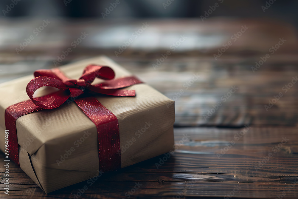 Capture the joy of giving with a beautifully crafted paper gift box adorned with a vibrant red ribbon, perfect for any occasion Capture the joy of giving with a beautifully crafted paper gift box adorned with a vibrant red ribbon, perfect for any occasion