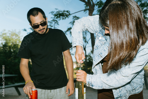 Opening Wine with a Key