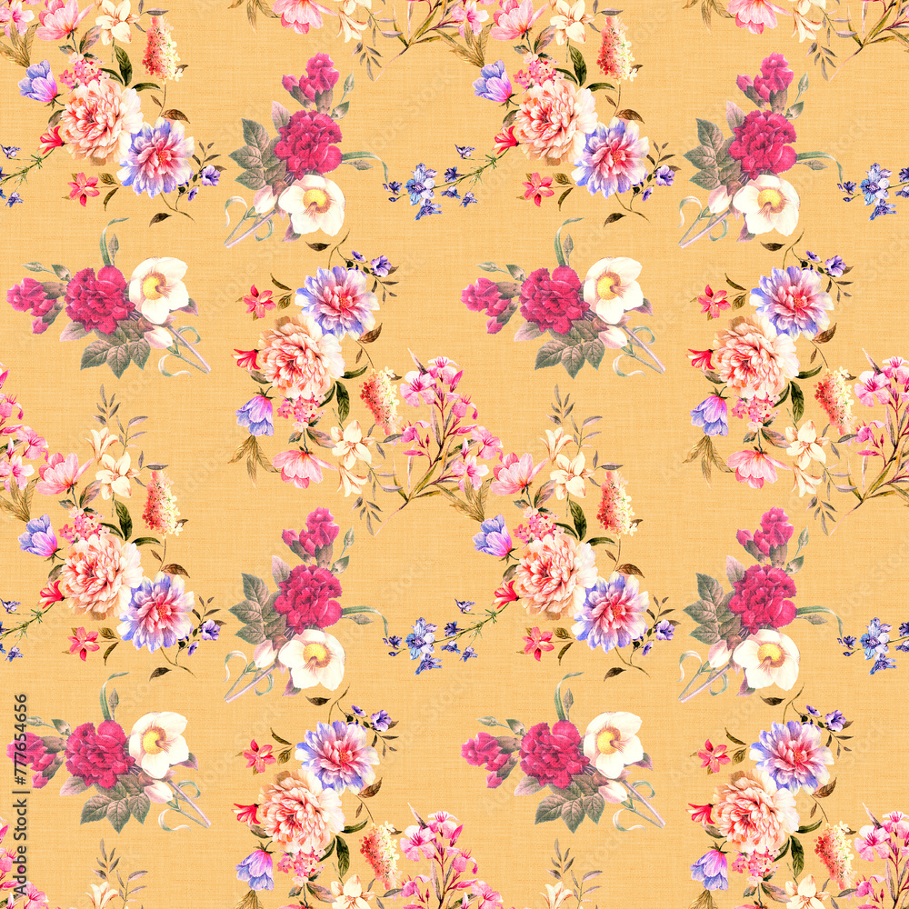 
Seamless Digital floral Print Design Patterns