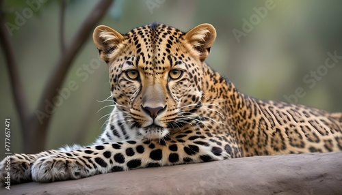 A-Leopard-With-Its-Fur-Sleek-And-Shiny-Healthy-An- 3