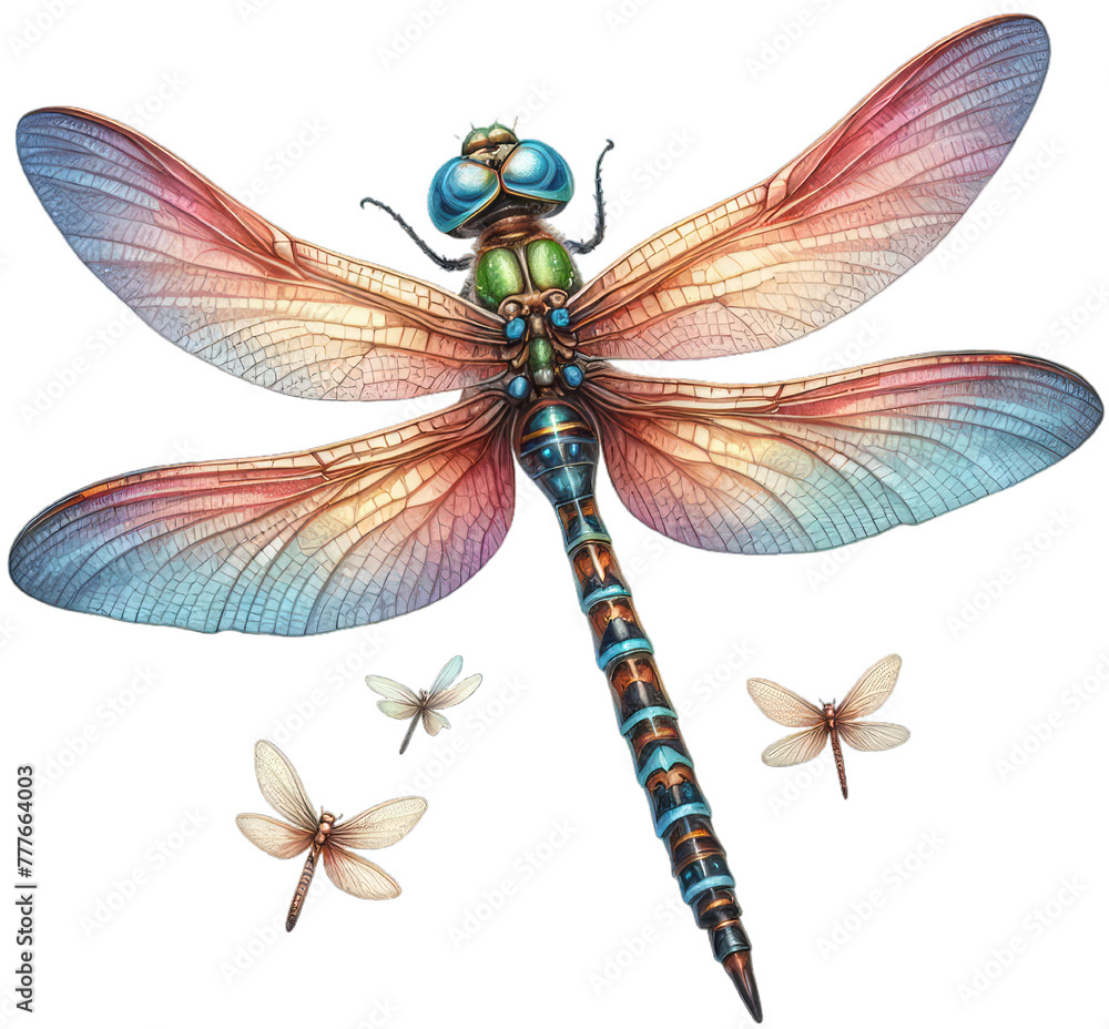 Enchanting Whimsical Wings: Delight in the Beauty of Watercolor Dragonflies - Perfect for Nature Lovers and Art Enthusiasts Enchanting Whimsical Wings: Delight in the Beauty of Watercolor Dragonflies - Perfect for Nature Lovers and Art Enthusiasts