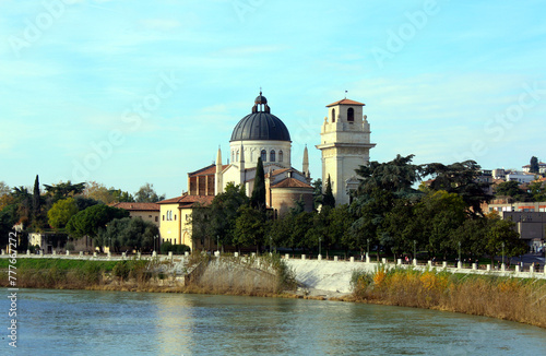 Church San Giorgio in Braida in Verona, Italy
