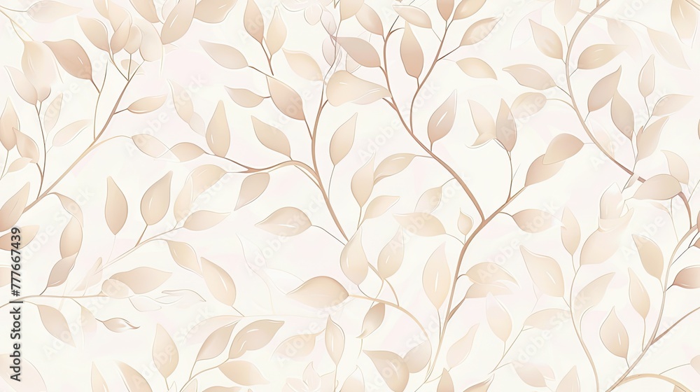 a pale-colored background adorned with a seamless pattern, exuding tranquility and elegance in a seamless blend of soft hues. SEAMLESS PATTERN