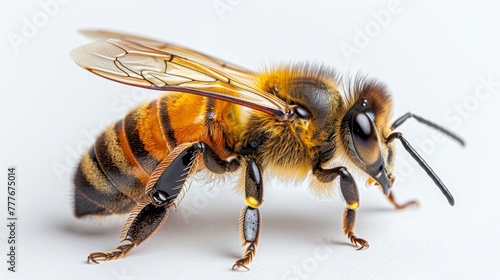 Whimsical Watercolor Honey Bee Illustration for Nursery Decor Generative AI © AlexandraRooss