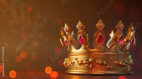 luxury king crown Biblical with copy cpace