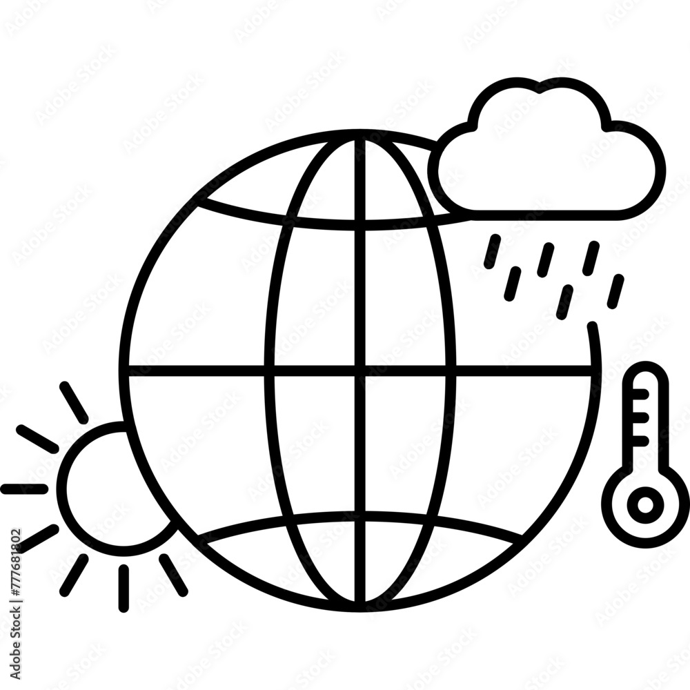 Climate Change Icon Climate Change Icon