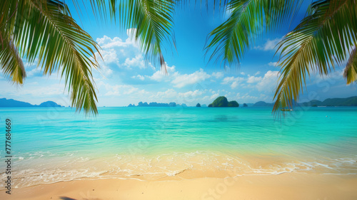 Tropical Paradise, Serene Beach Escape © M.Gierczyk