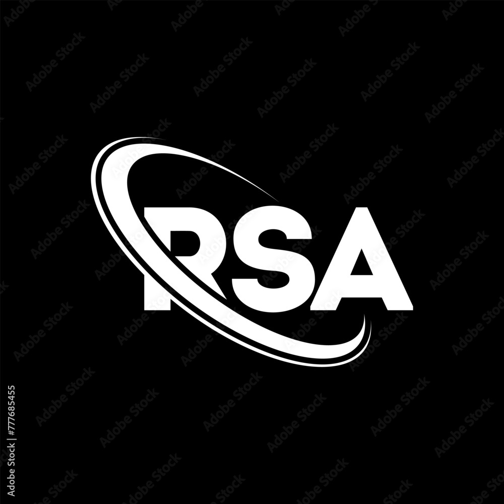 RSA logo. RSA letter. RSA letter logo design. Initials RSA logo linked with circle and uppercase monogram logo. RSA typography for technology, business and real estate brand. RSA logo. RSA letter. RSA letter logo design. Initials RSA logo linked with circle and uppercase monogram logo. RSA typography for technology, business and real estate brand.