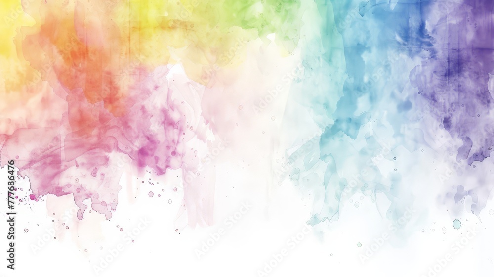 Multicolored Background With White Overlay
