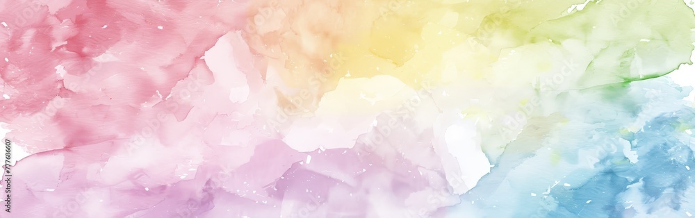 Fototapeta premium Multicolored Background With White Backdrop