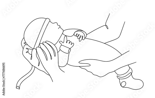 Baby examination