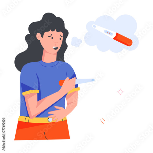  Prenatal Routine Flat Icons 
