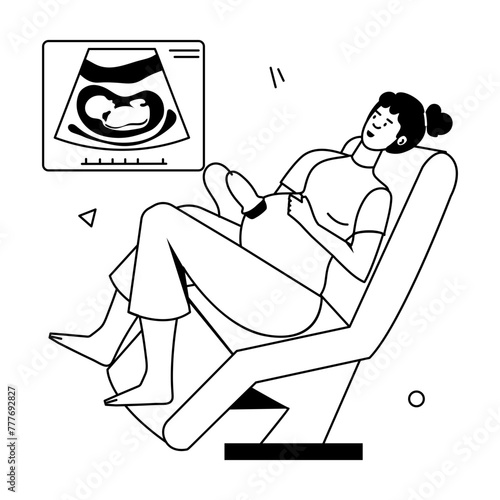Latest of Maternity Flat Icons 

