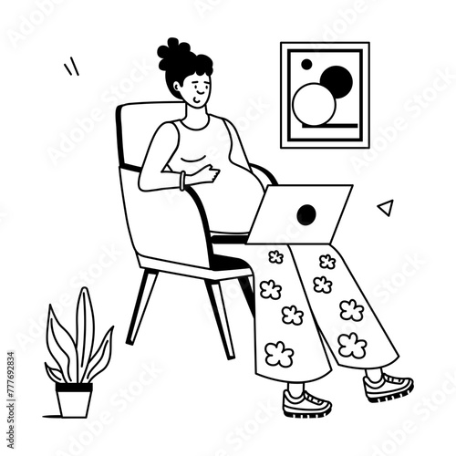 Latest of Maternity Flat Icons 

