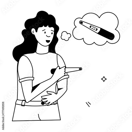 Latest of Maternity Flat Icons 

