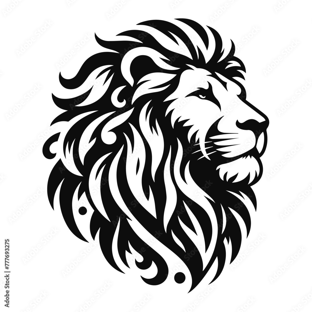 custom made wallpaper toronto digitalVintage Vector Lion Silhouettes, Black and White Lion Illustration, Vintage Lion Graphics, Lion Illustration Set, Lion Vector Collection, Vintage Silhouette Lions