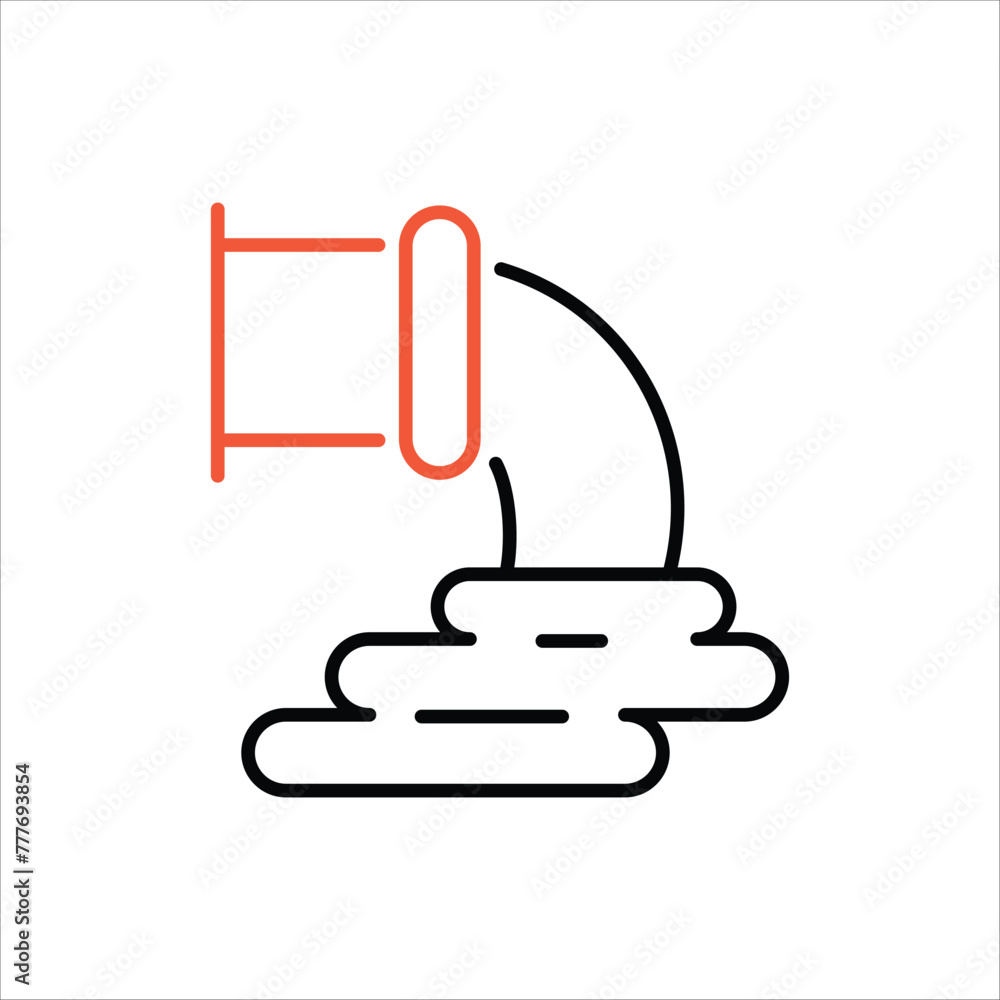 Sewage Icon editable stock vector icon Sewage Icon editable stock vector icon