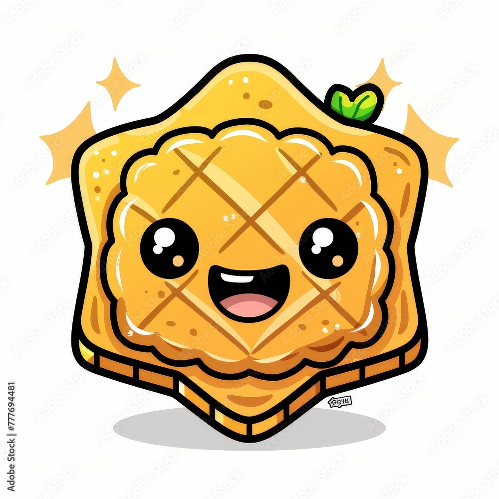 Savory Illustrated Chibi Cracker - Hexagonal Outline Savory Illustrated Chibi Cracker - Hexagonal Outline